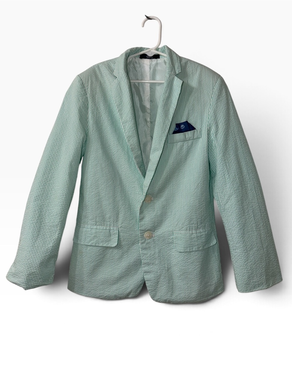 Nautica Green Stripe Blazer Sz 10